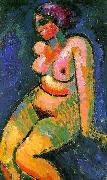 Alexej von Jawlensky, Sitzender weiblicher Akt